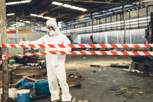 Professional Crime Scene Cleanup technician working in Bailey, MI